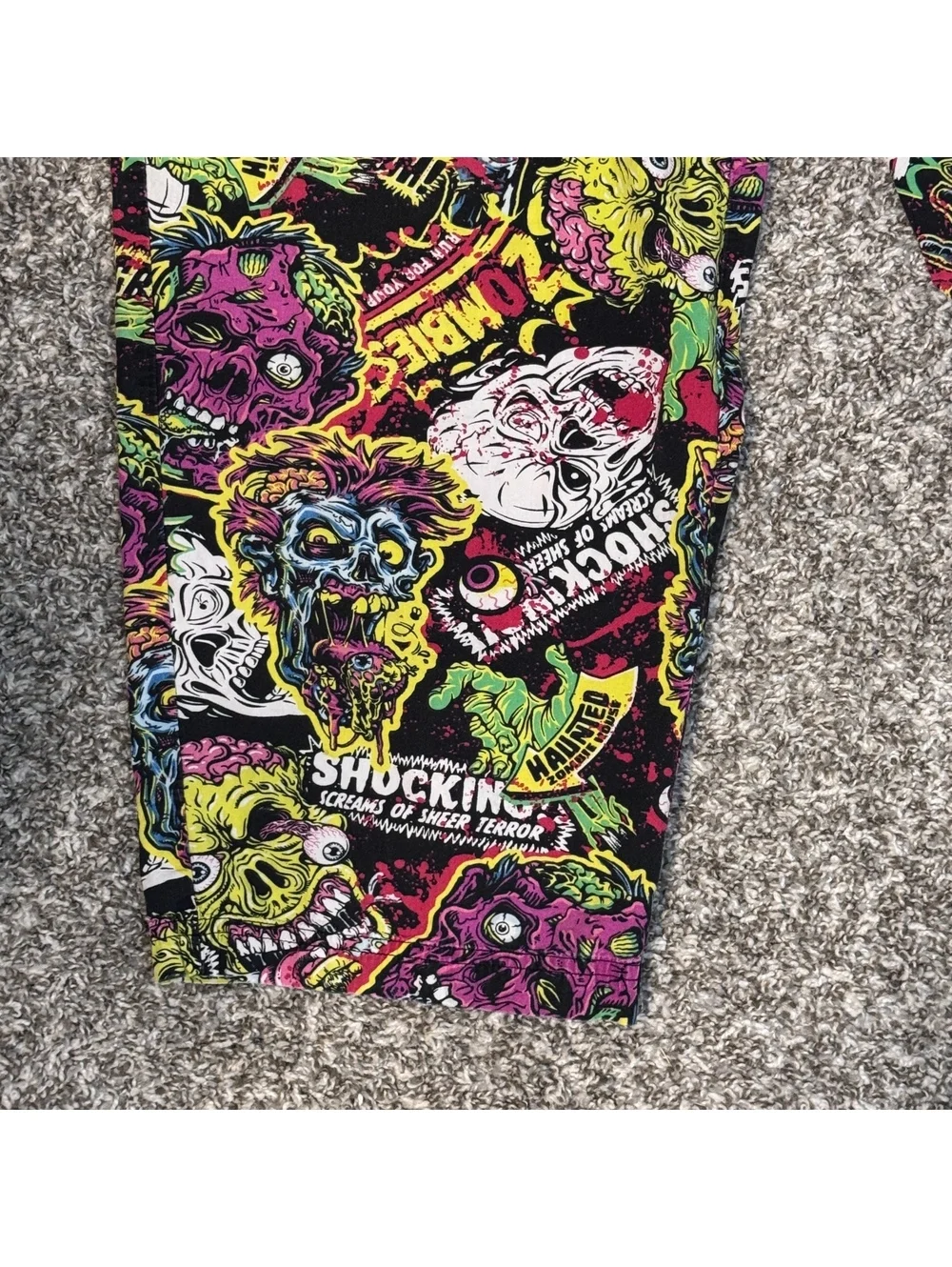 Zombie Horror Pajama Pants – Size L/G 36–38